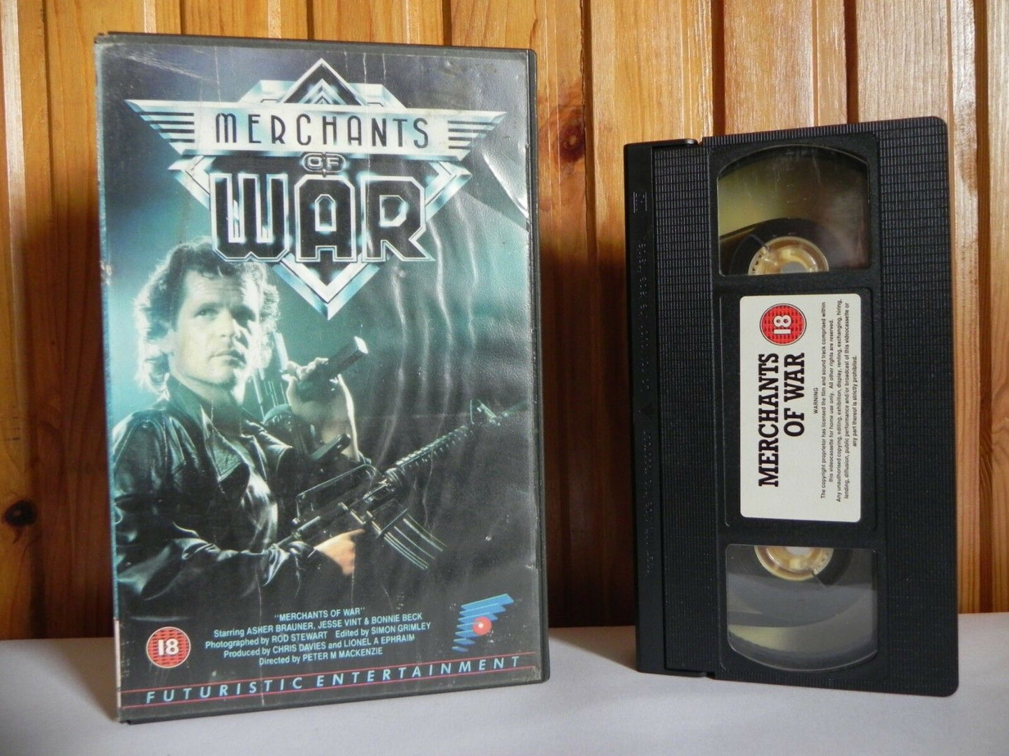 Merchants Of War - Large Box - PolyGram - Sci-Fi - Asher Brauner - Pal VHS-