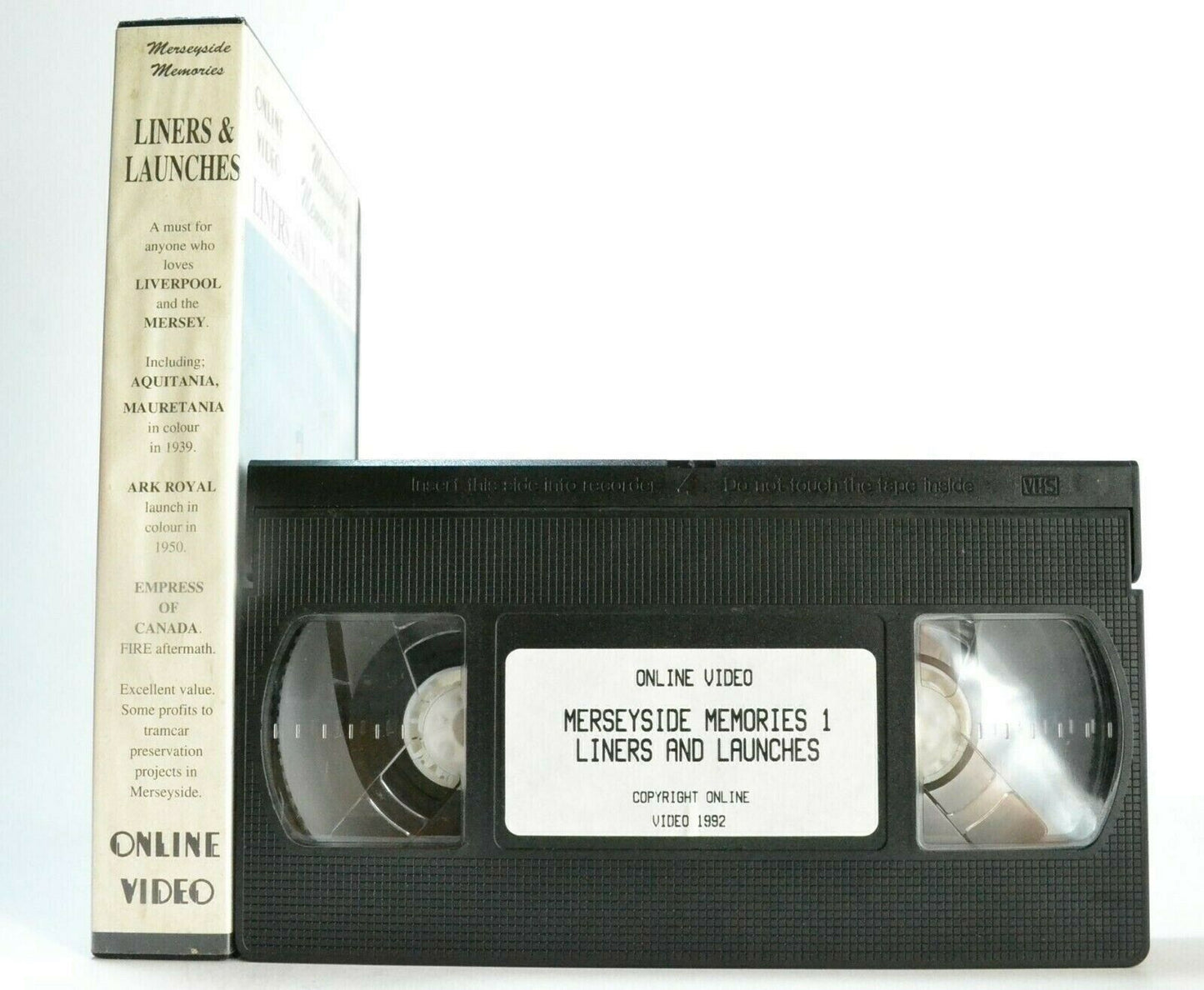 Merseyside Memories 1: Liners And Launches - Martin Jenkins - Documentary - VHS-