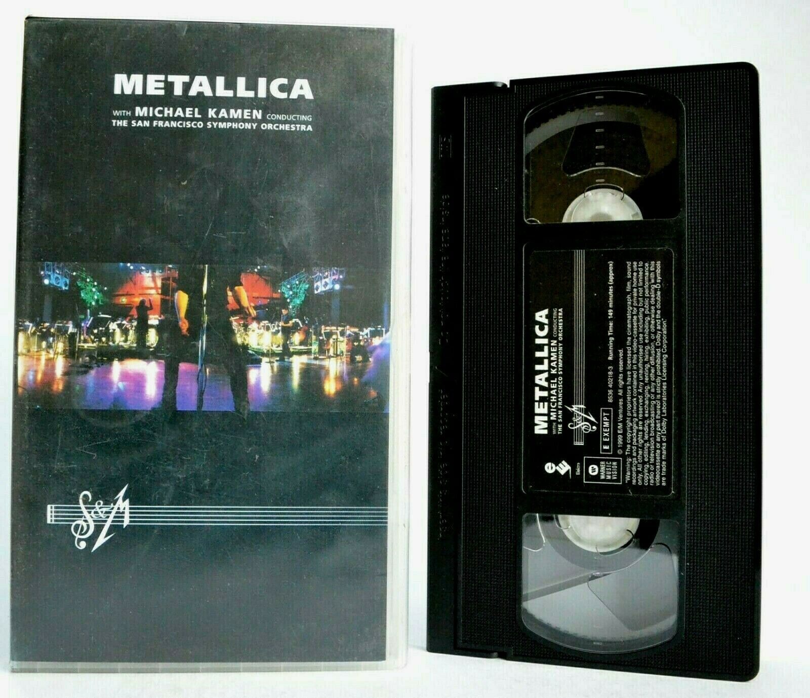 Metallica: S&M - Symphony Orchestra - Michael Kamen - 21 Songs - Music - Pal VHS-