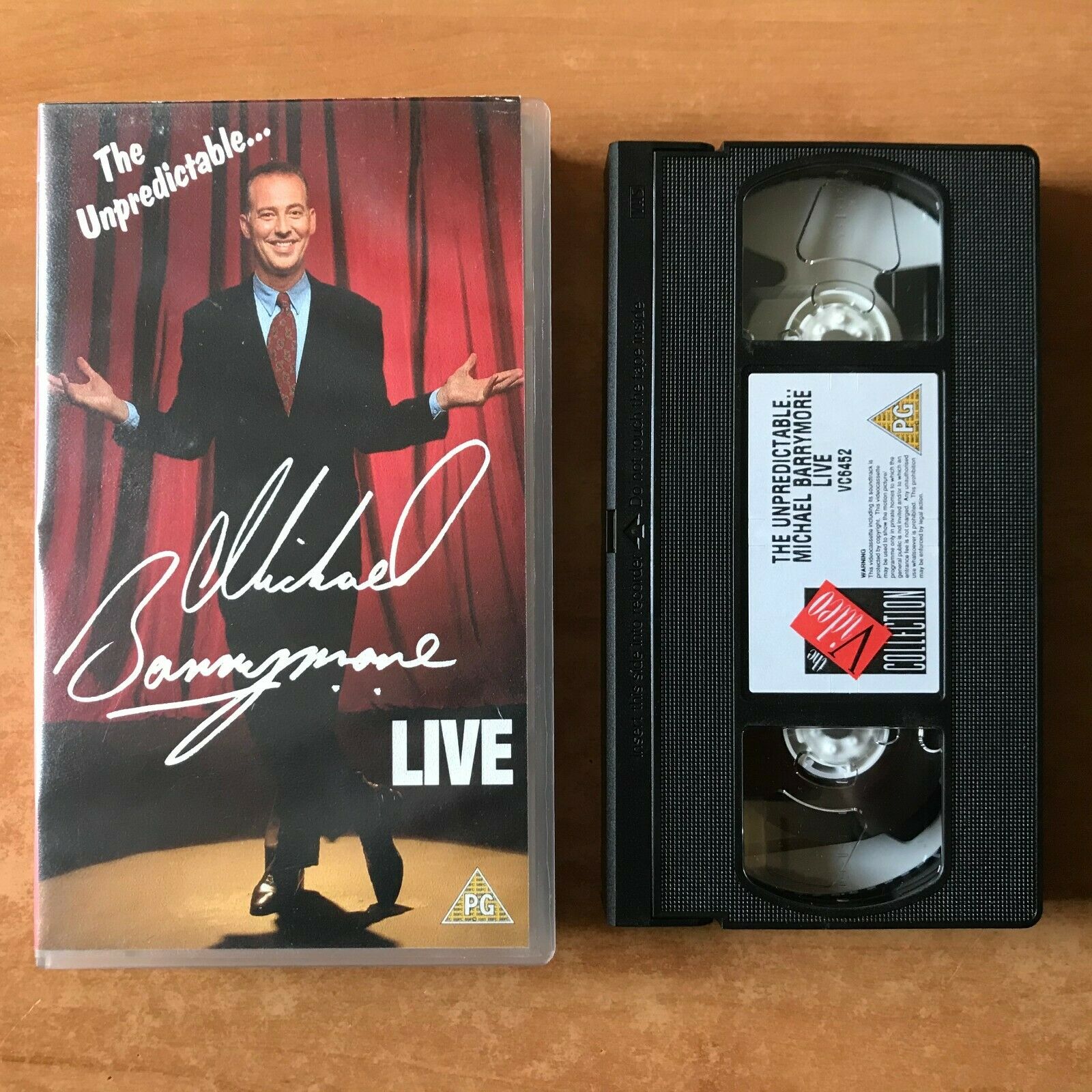 Michael Barrymore: The Unpredictable Live [Blackpool] Stand Up Comedy - Pal VHS-