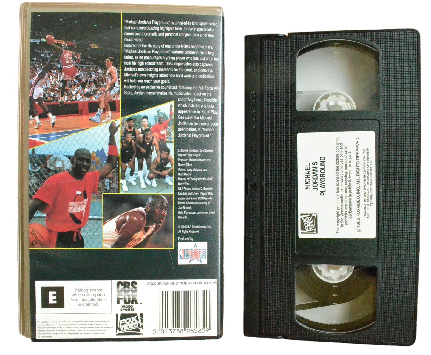 Michael Jordan's Playground - CBS FOX - Pal VHS-