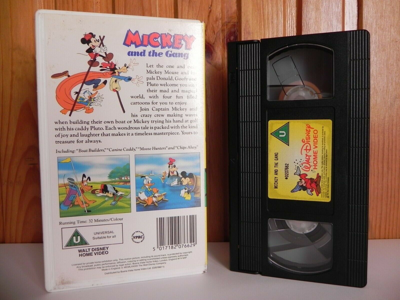 Mickey And The Gang - Walt Disney Original - Kid's Video - D207662 - Pal VHS-