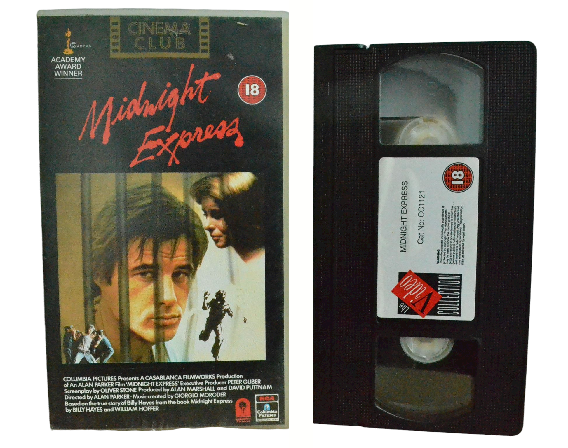 Midnight Express - Brad Davis - Columbia Pictures - Vintage - Pal VHS-