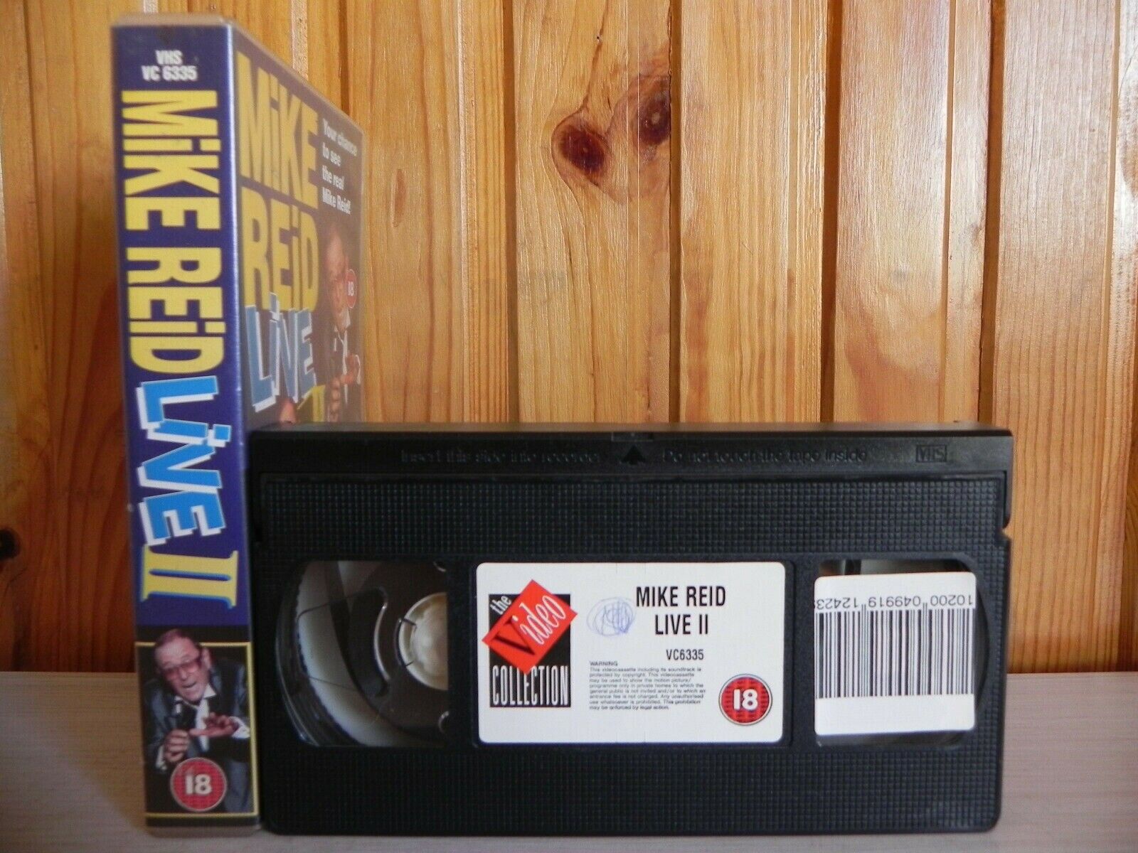 Mike Reid Live 2 - Uncensored - Your Chance To See Real Mike Reid! - Pal VHS-