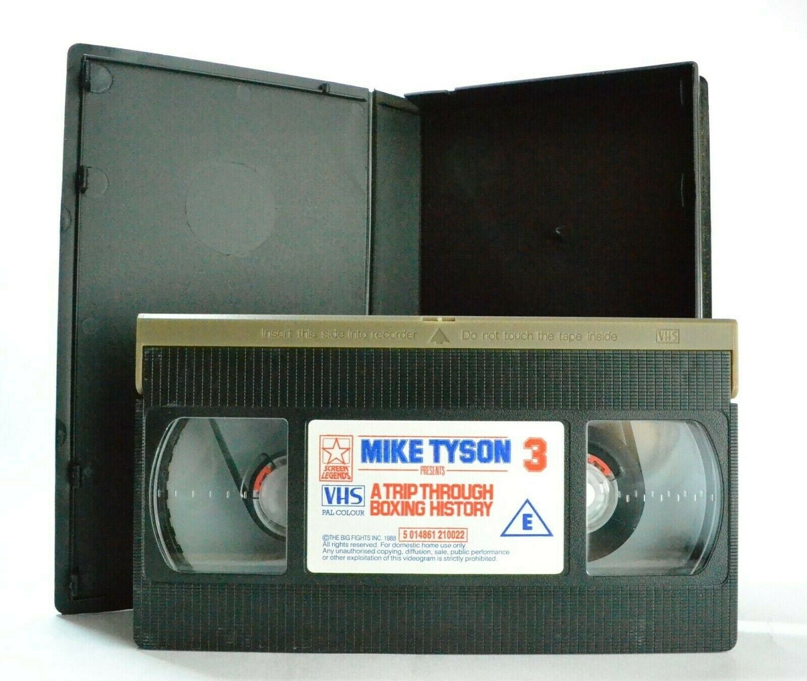 Mike Tyson: A Trip Through Boxing History - Legendary Boxer - Sports - Pal VHS-