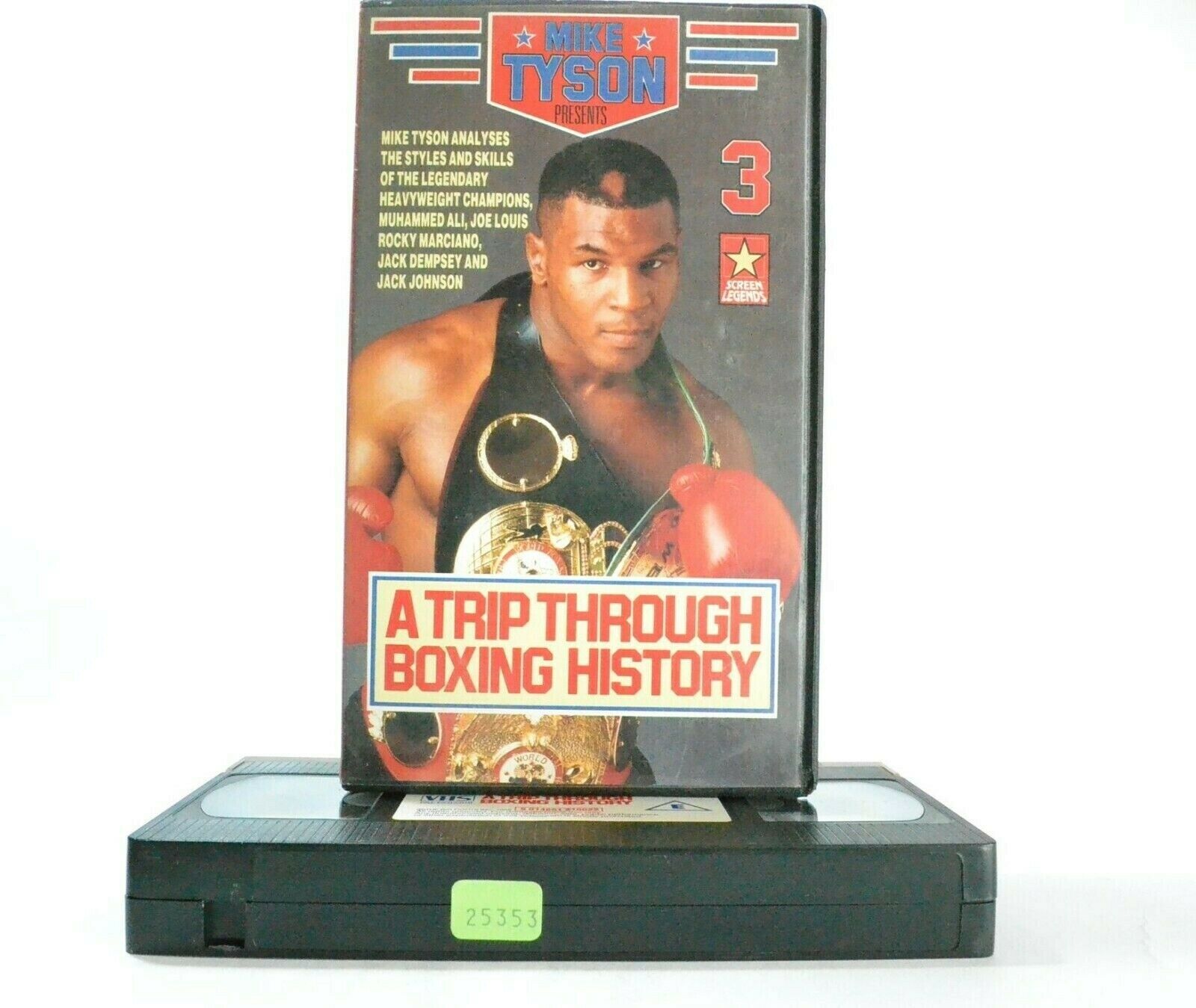 Mike Tyson: A Trip Through Boxing History - Legendary Boxer - Sports - Pal VHS-