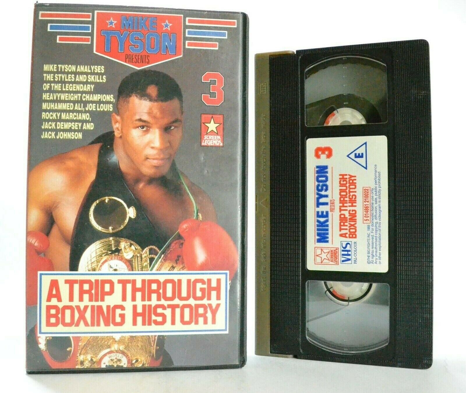 Mike Tyson: A Trip Through Boxing History - Legendary Boxer - Sports - Pal VHS-