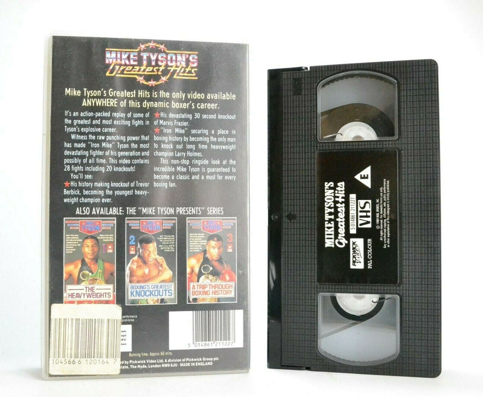 Mike Tyson: Greatest Hits - Iron Mike - 20 Explosive Knockouts - Boxing - VHS-