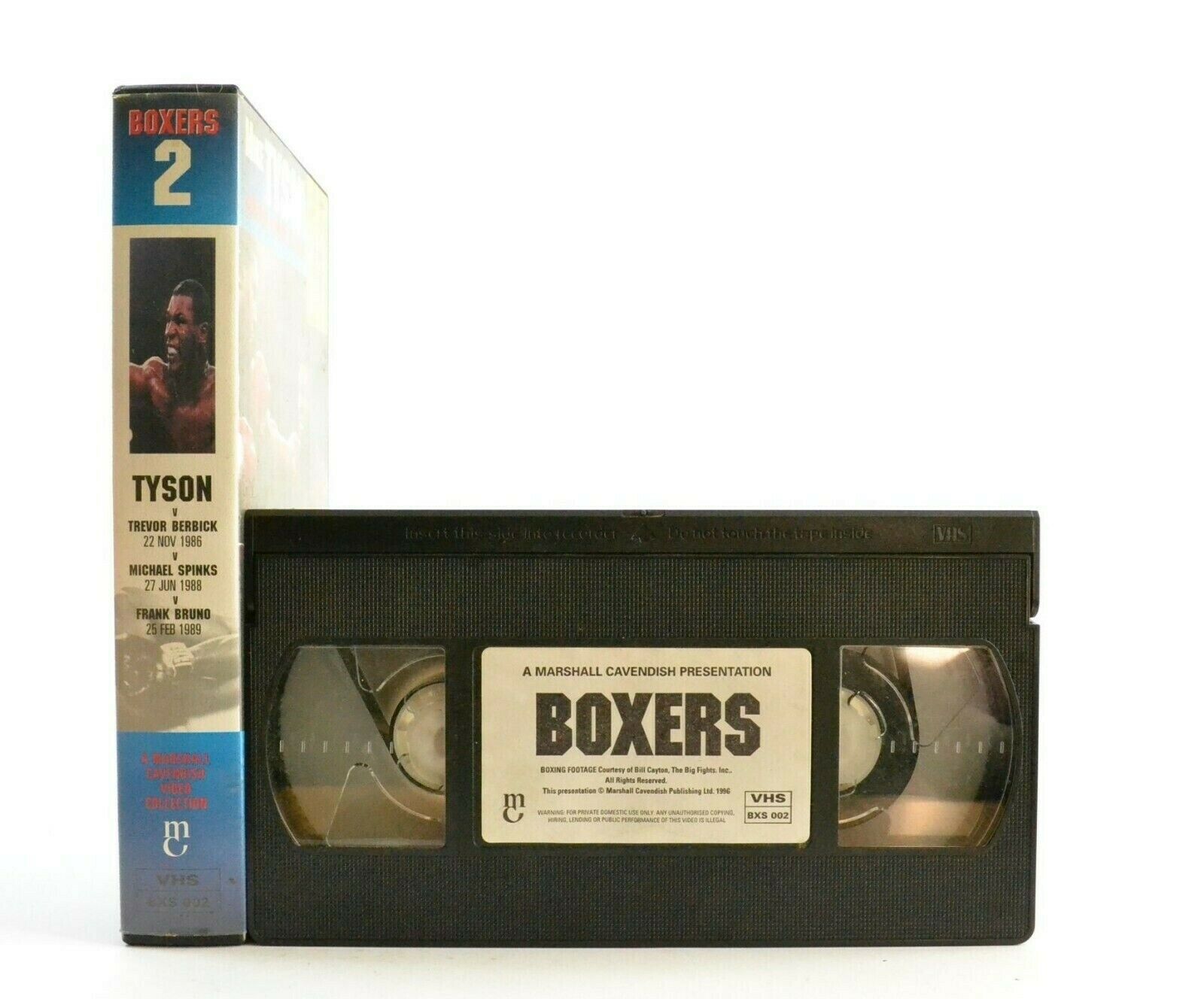 Mike Tyson: Three Great Battles - Boxers Video Collection - Iron Mike - Pal VHS-