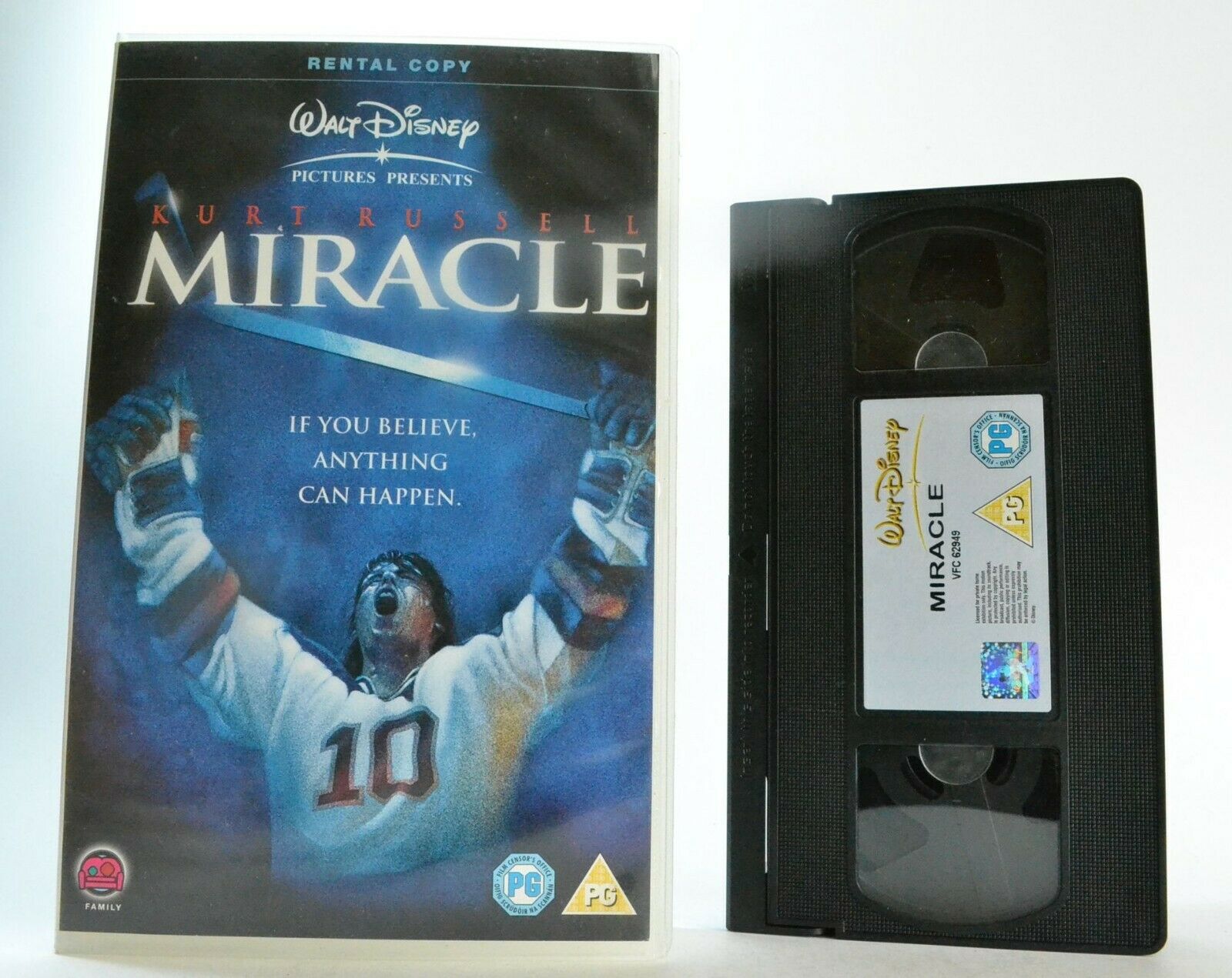 Miracle (2004); [Herb Brooks] Biographical Drama - Big Box - Kurt Russell - VHS-