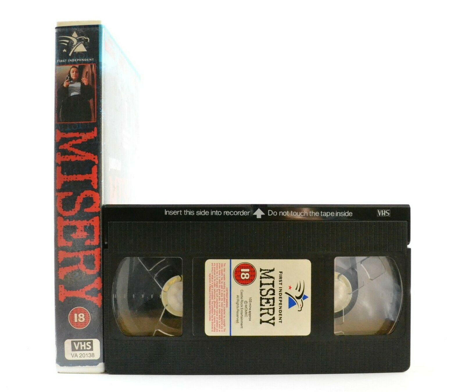 Misery: Film By R.Reiner (1990) - Large Box - Thriller - K.Bates/J.Caan - VHS-