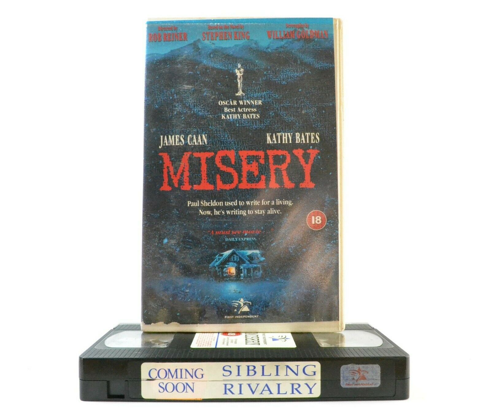 Misery: Film By R.Reiner (1990) - Large Box - Thriller - K.Bates/J.Caan - VHS-