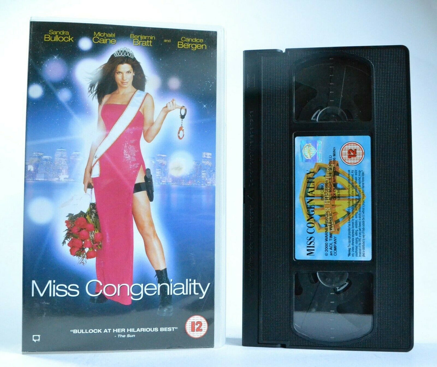 Miss Congeniality (2000) - Action Comedy - Sandra Bullock/Michael Caine - VHS-