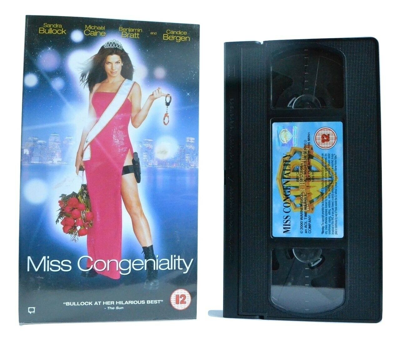 Miss Congeniality (2000) - Action Comedy - Sandra Bullock/Michael Caine - VHS-