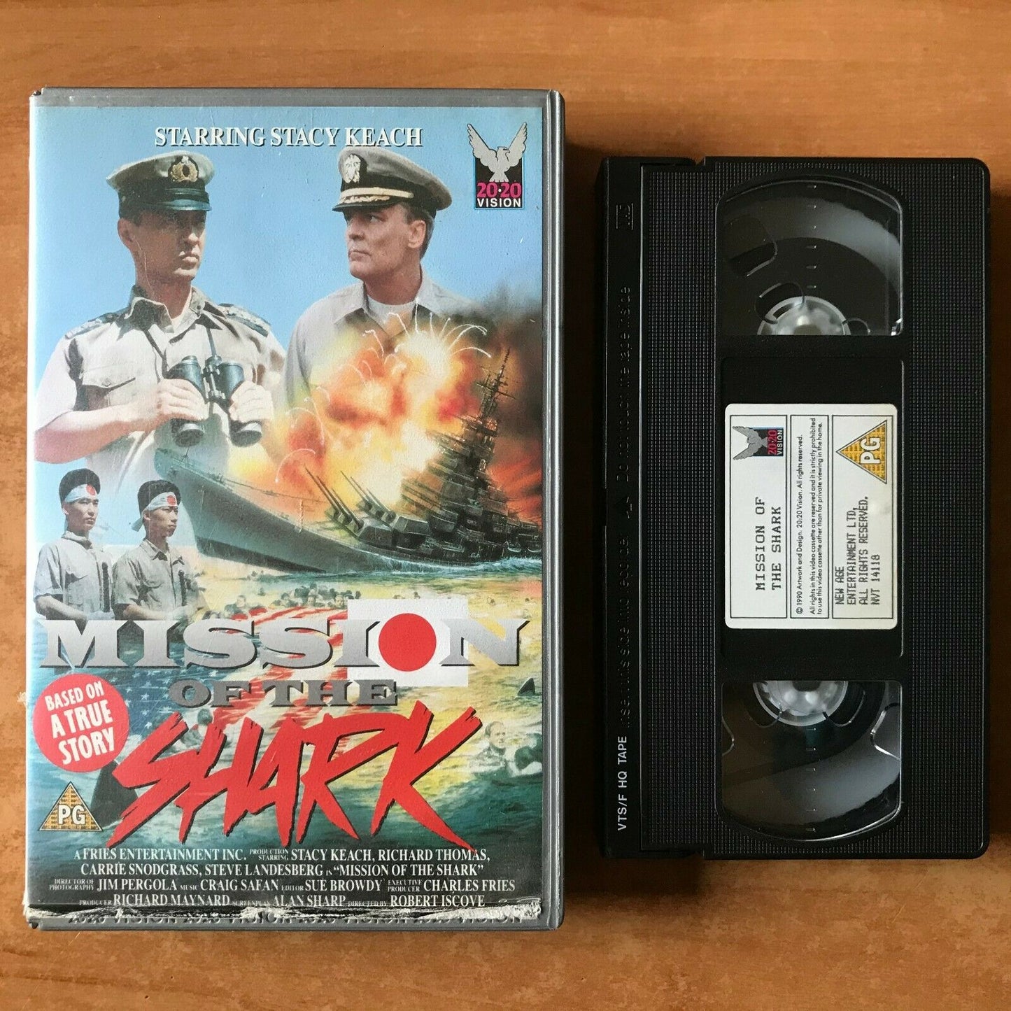 Mission Of The Shark: (1991) Made For TV [Large Box] Action - Stacy Keach - VHS-