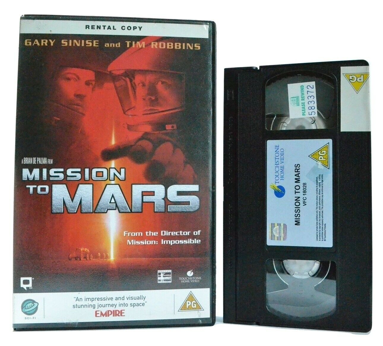 Mission To Mars: 2000 Big Box Sci-Fi Adventure [2020 Alien Action] Sinise - VHS-