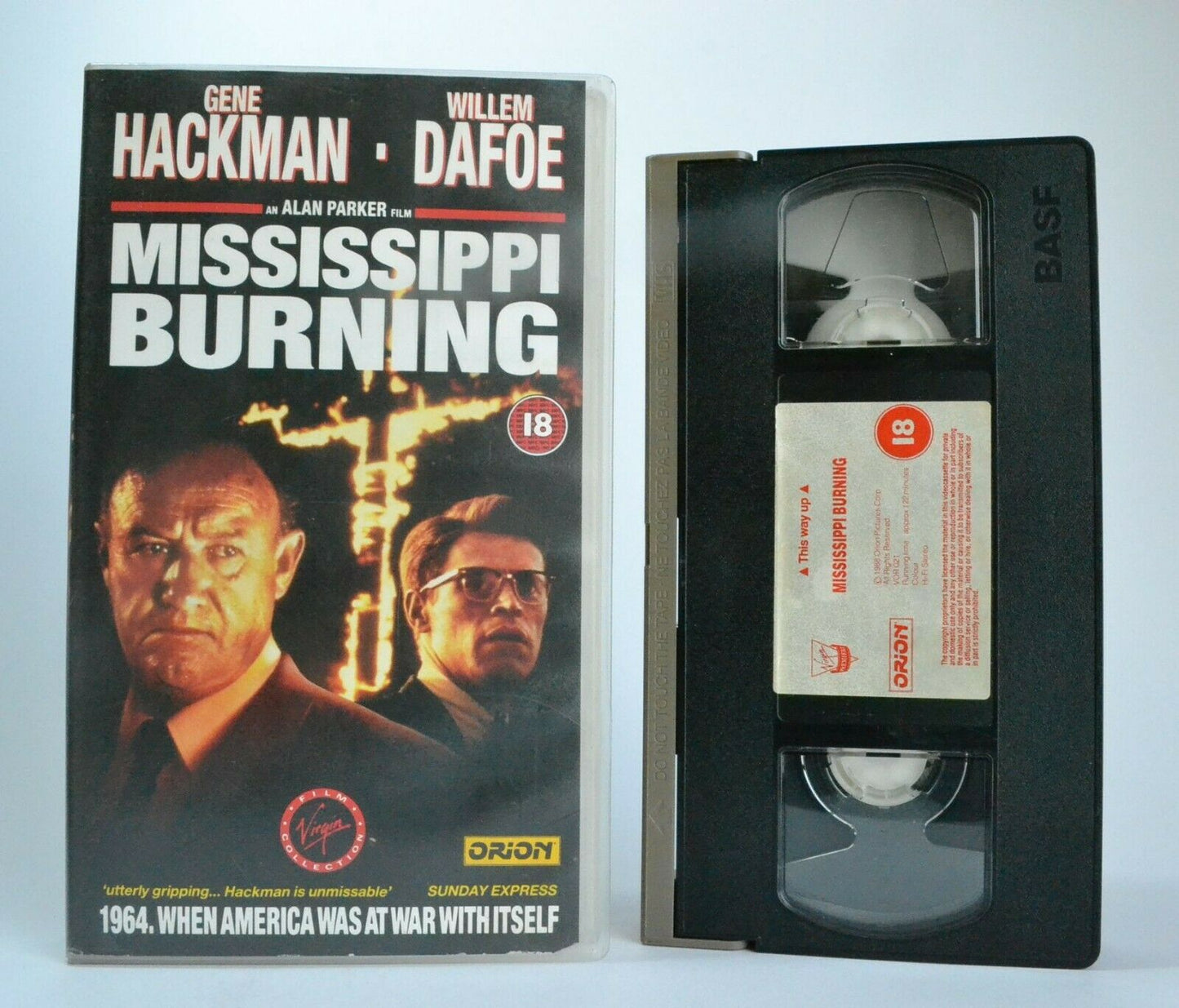 Mississippi Burning: Ku Klux Klan Investigation - (1988) Crime Thriller - VHS-