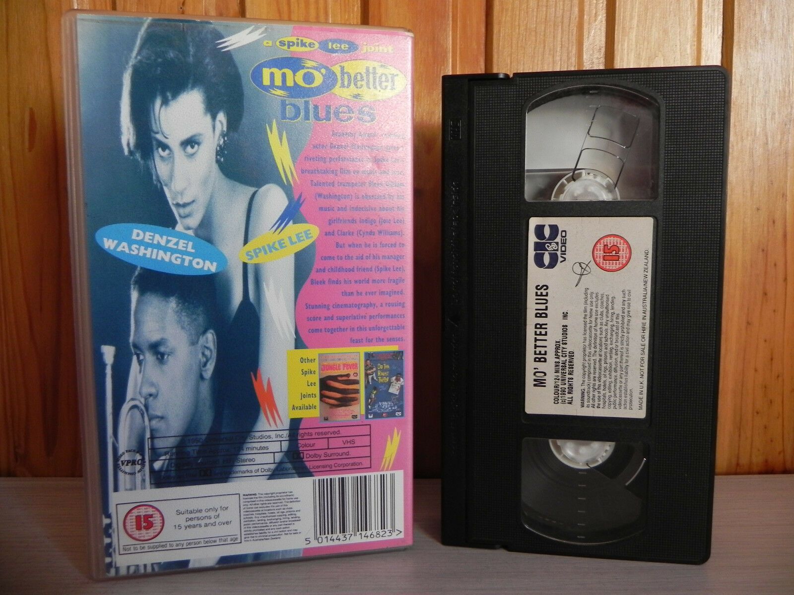 Mo Better Blues - Rare Spike Lee Joint - Denzel Washington - 1st CIC Print - VHS-