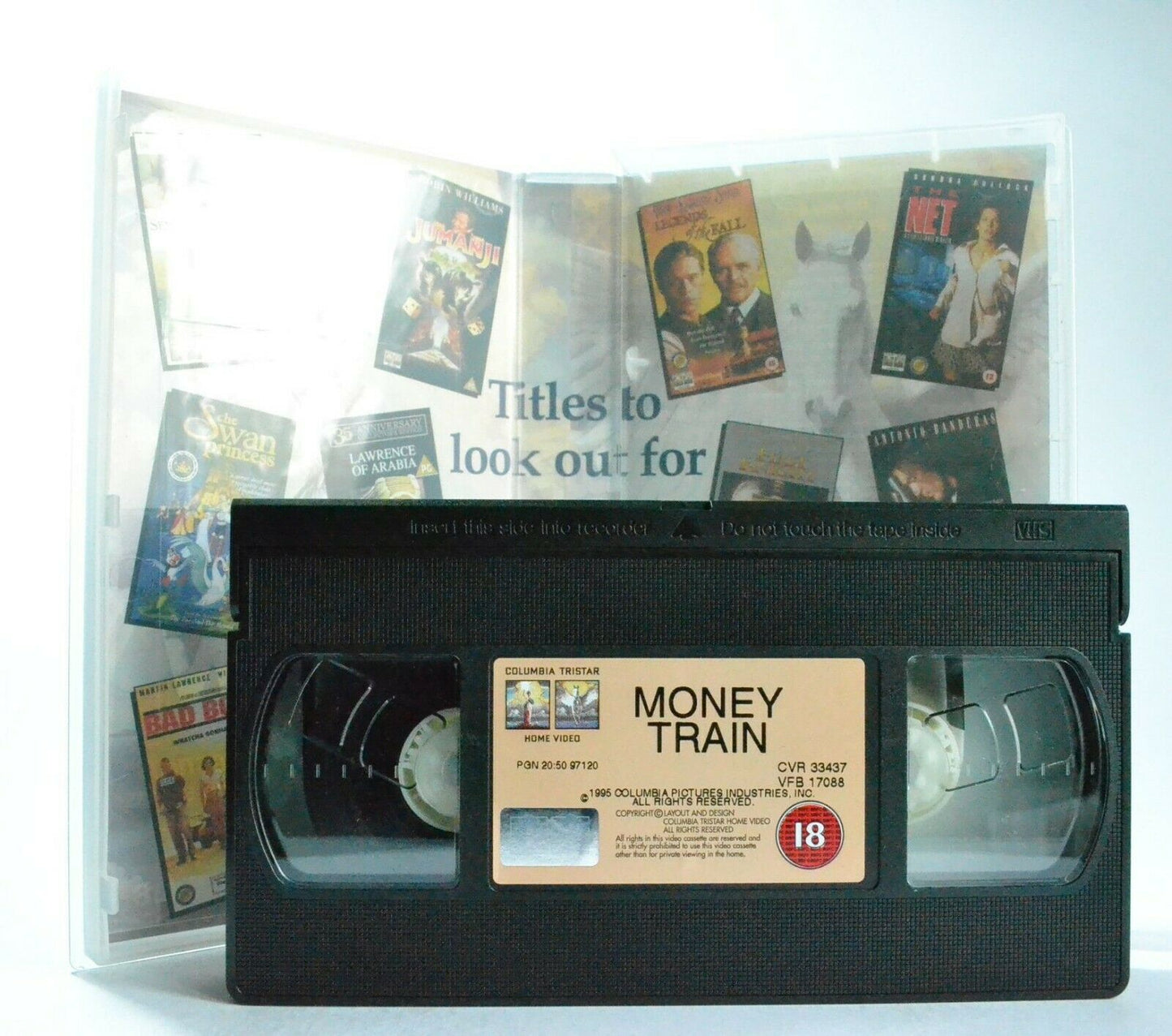 Money Train: Columbia (1995) - Action - Wesley Snipes/Woody Harrelson - Pal VHS-