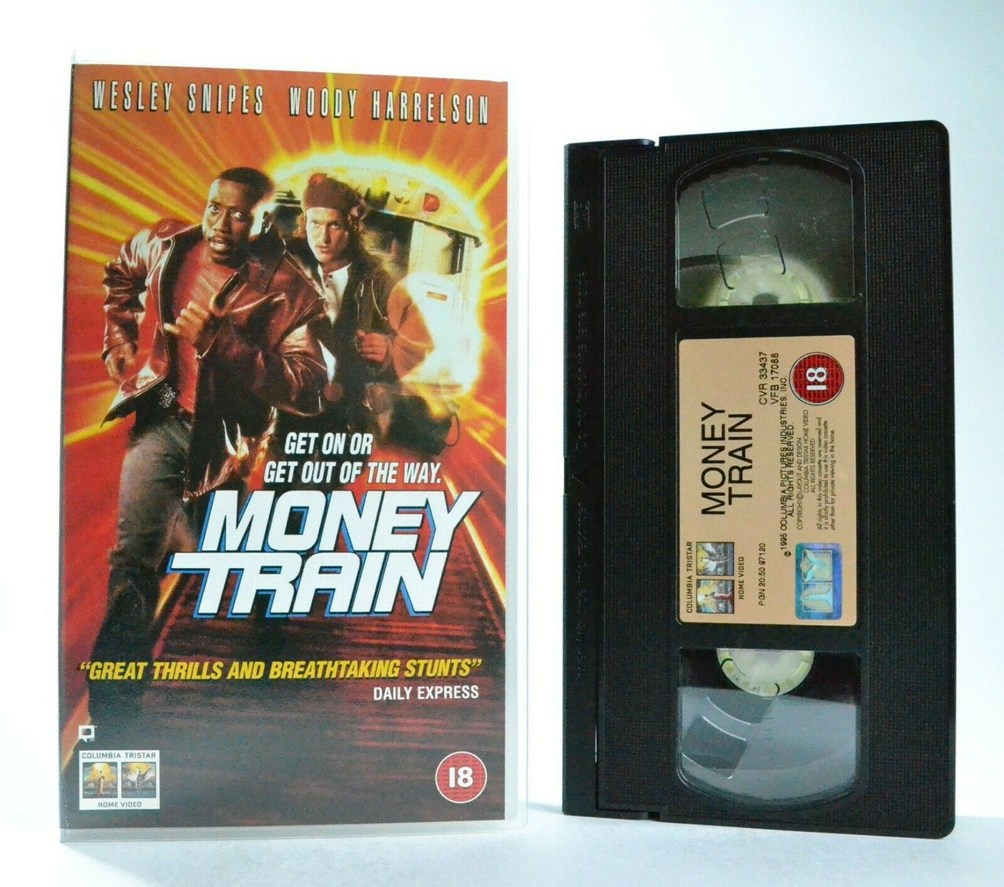 Money Train: Columbia (1995) - Action - Wesley Snipes/Woody Harrelson - Pal VHS-