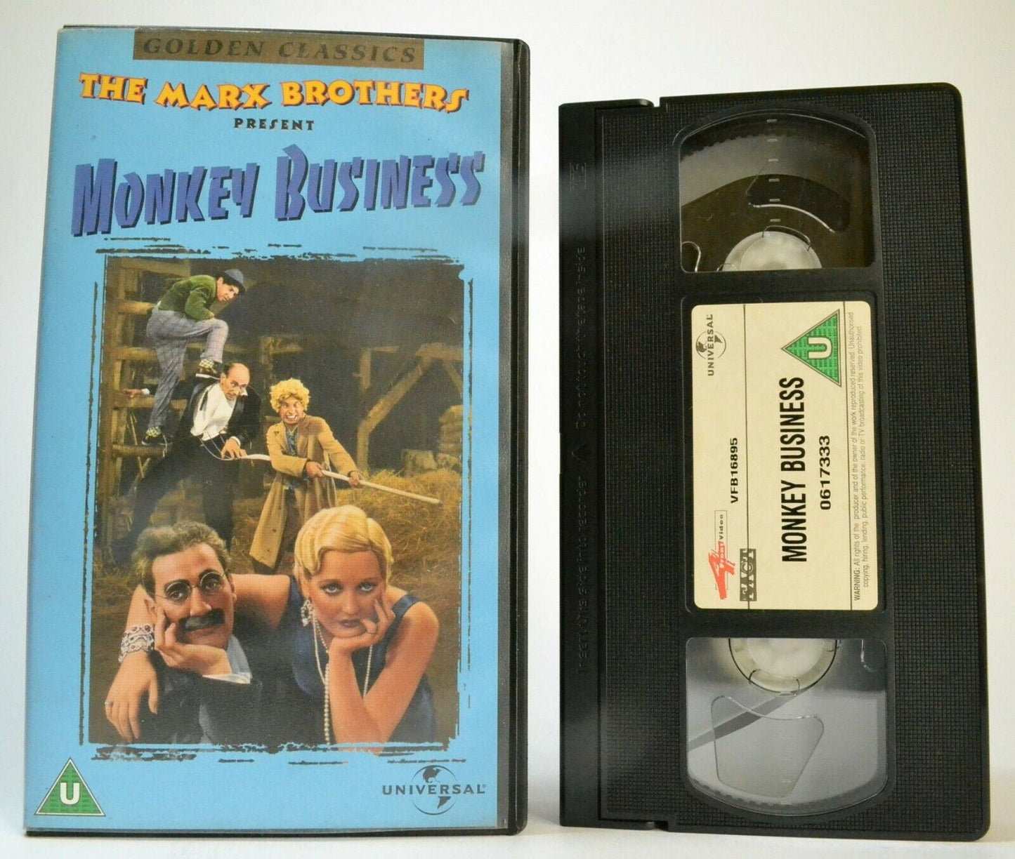 Monkey Buisness (1931); [Golden Classics]: Comedy <The Marx Brothers> Pal VHS-