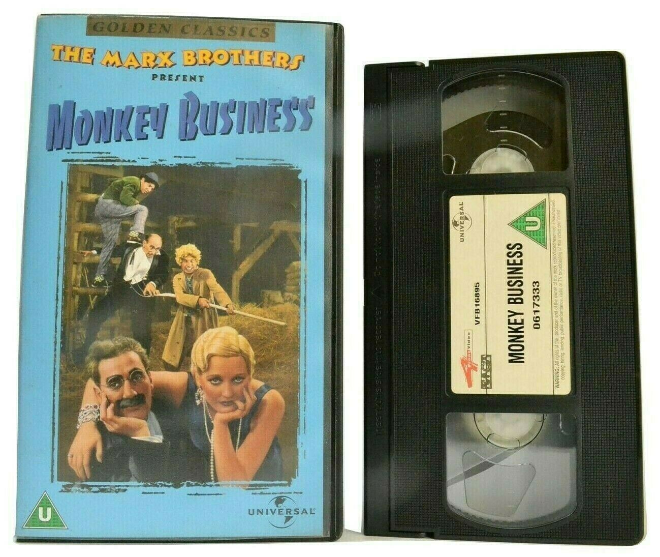 Monkey Buisness (1931); [Golden Classics]: Comedy <The Marx Brothers> Pal VHS-