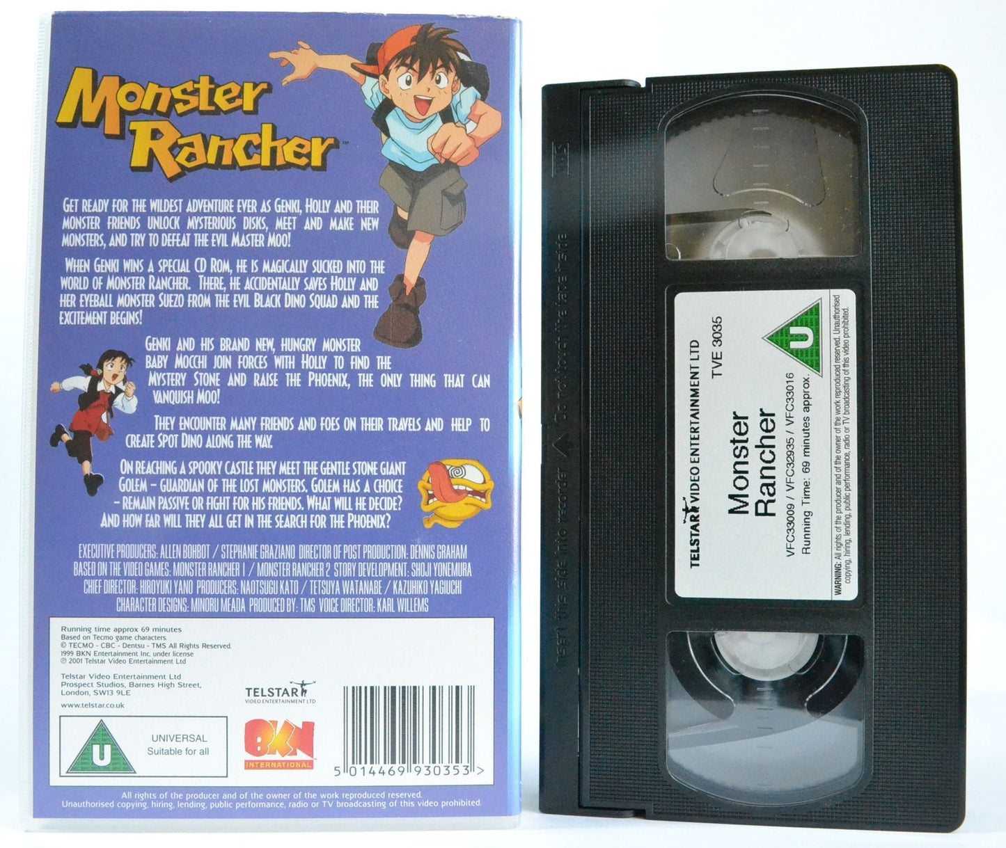 Monster Rancher: In The Beginning/I’m Mocchi/Guardian Of The Disks (1999) VHS-