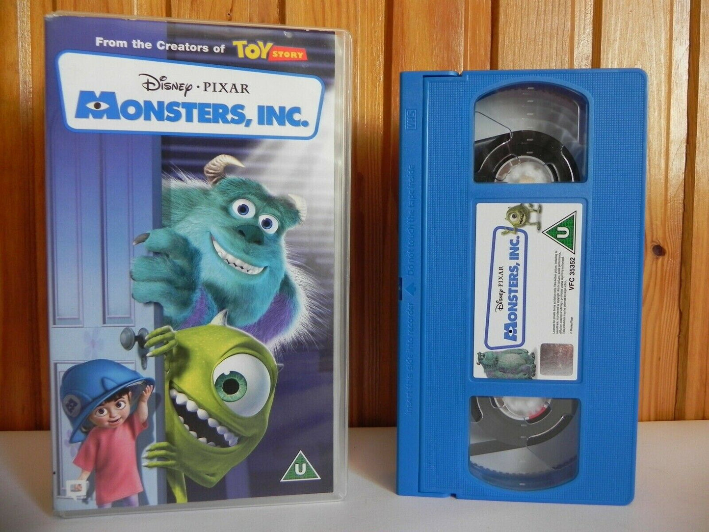 Monsters, INC. - Disney - Pixar - VHS Bonus Features - Animated - Kids - Pal VHS-