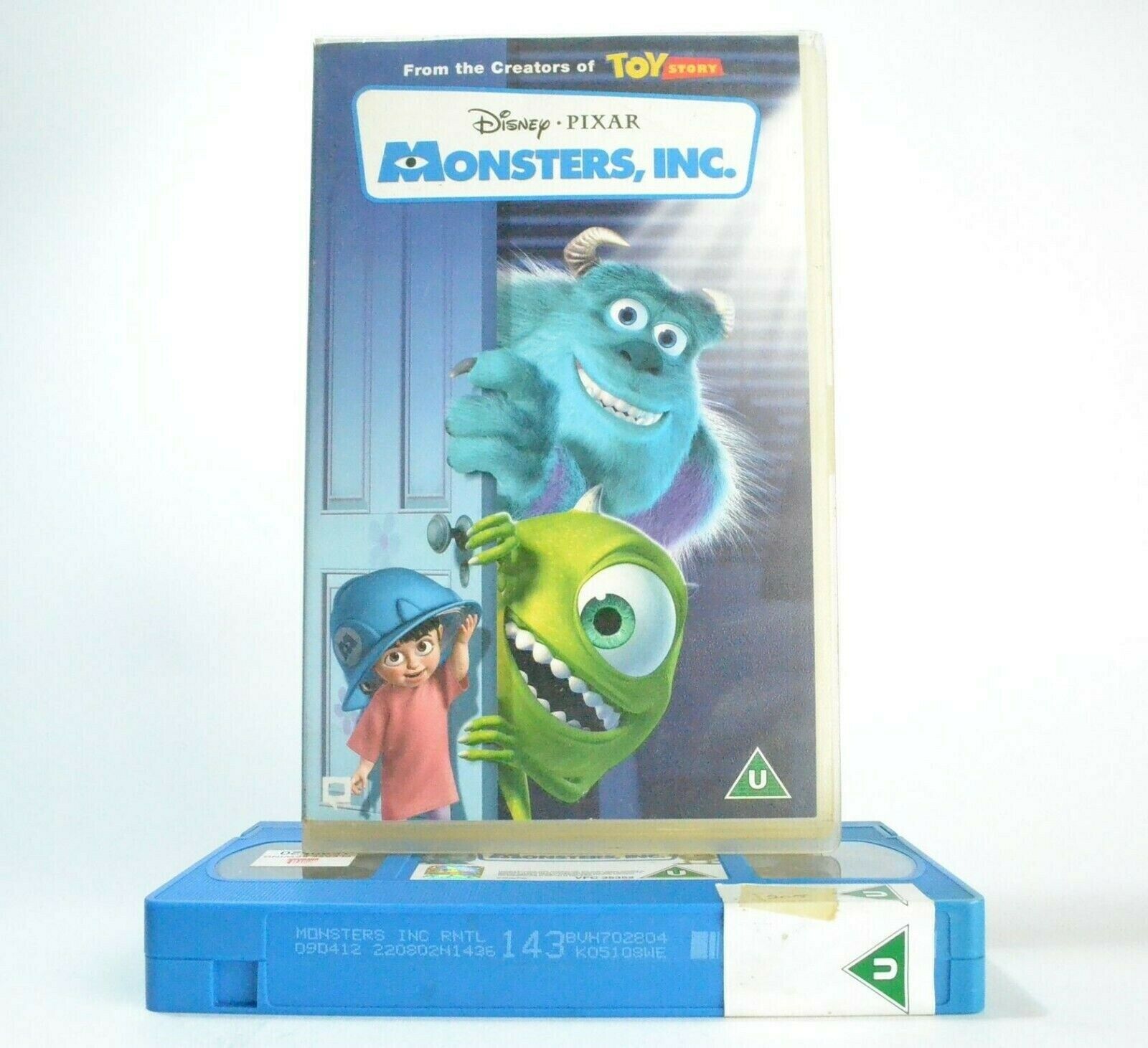 Monsters, INC.: Disney/PIXAR (2001) - Computer Animated - Large Box - Kids - VHS-