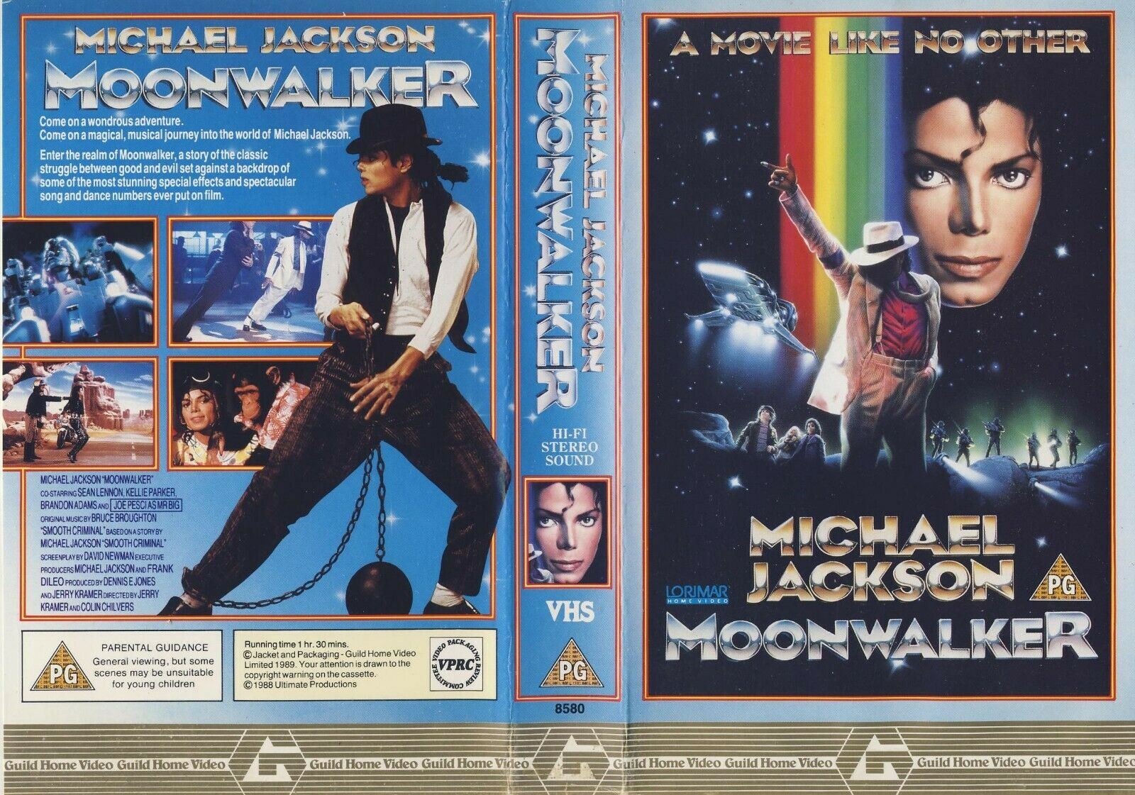 Moonwalker: A Movie Like No Other - Large Box - Musical - Michael Jackson - VHS-