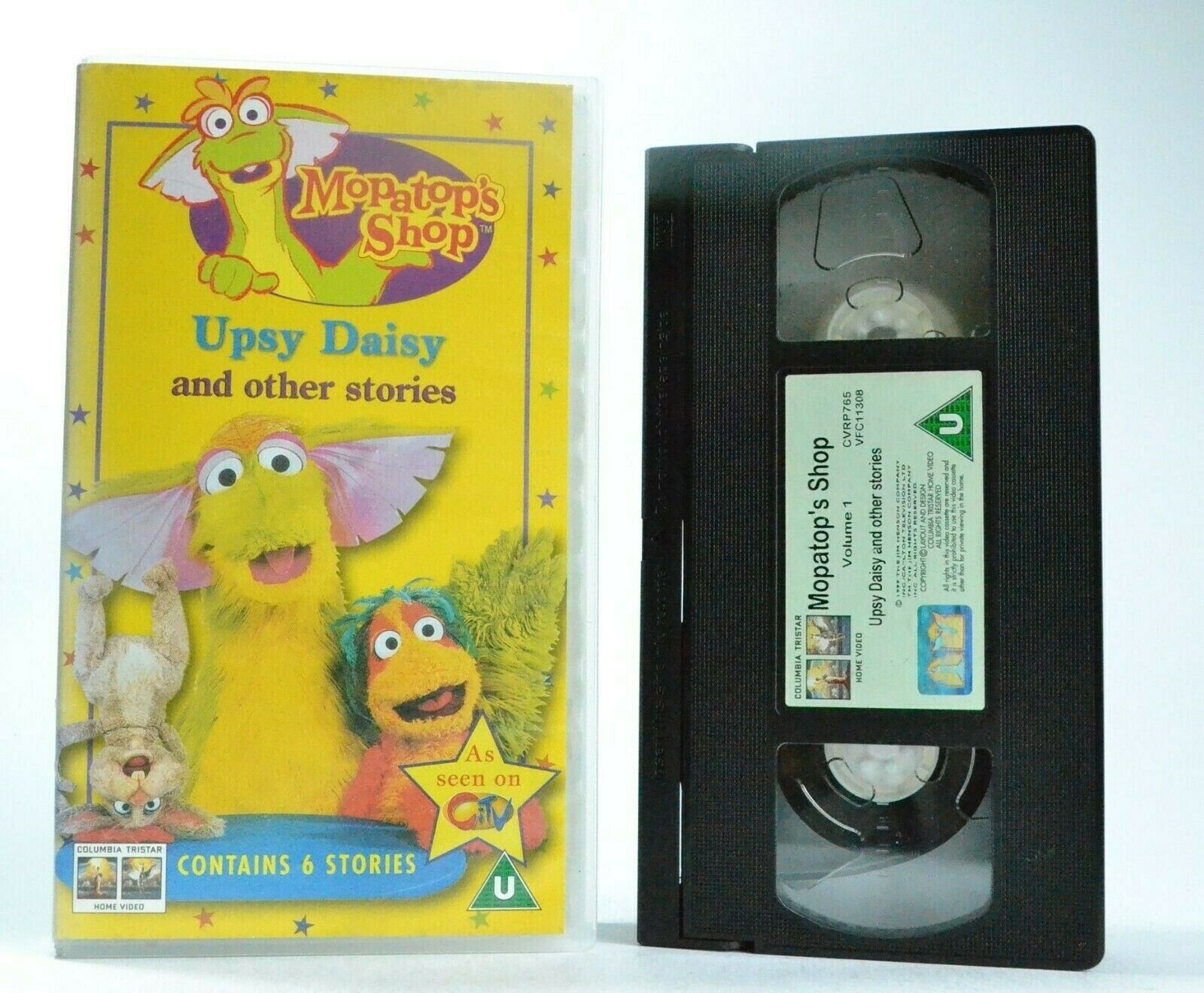 Mopatop's Shop: Upsy Daisy And Other Stories - Educational - Animated - Pal VHS-