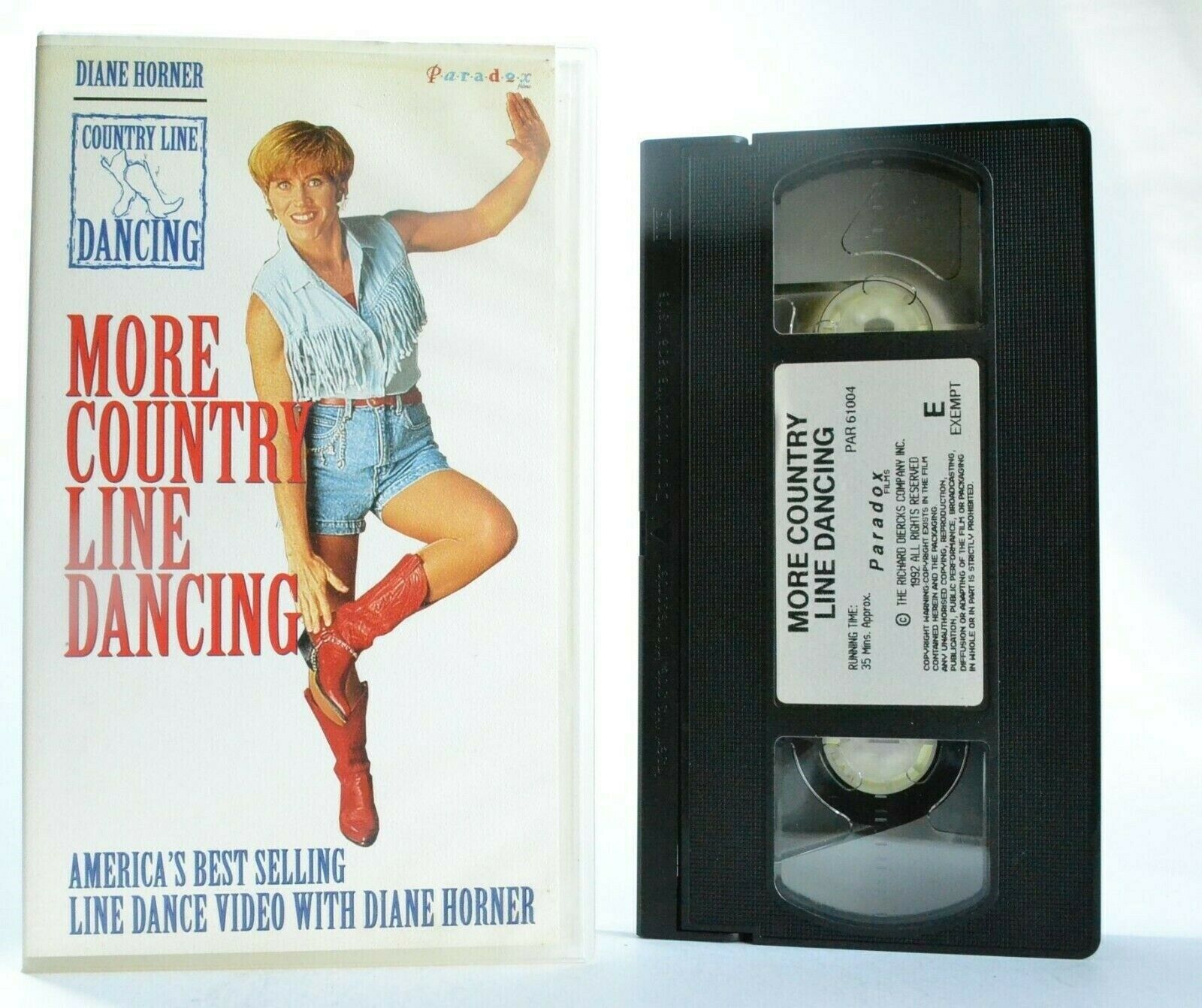 More Country Line Dancing: By Diane Horner - Paradox - Basic Steps - VHS-