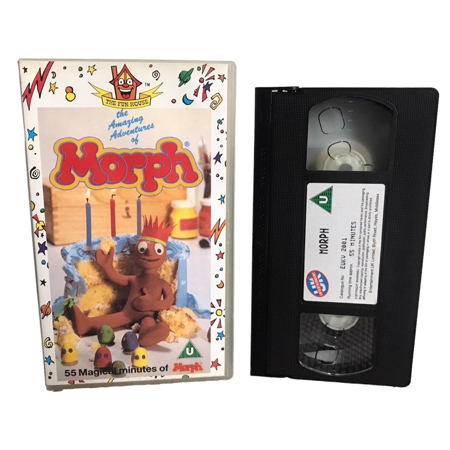 Morph - Merlin Crossingham - UK Entertainment - Childrens - Pal - VHS-