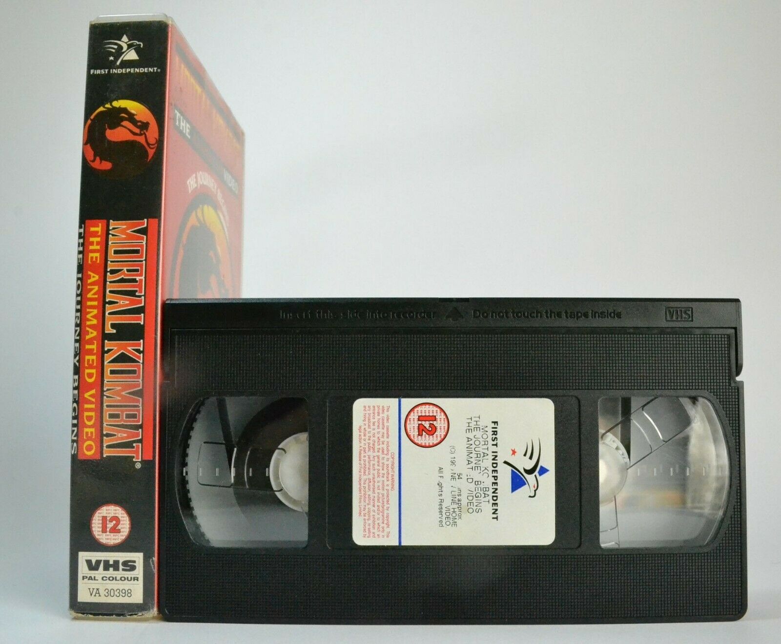 Mortal Kombat [Animated Video]: The Journey Begins - Liu Kang/Johnny Cage - VHS-