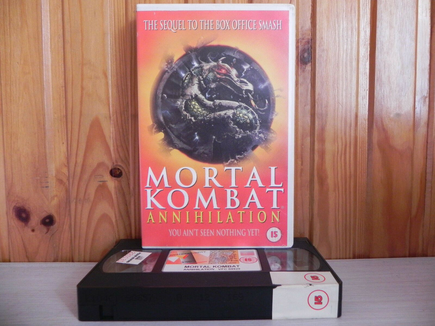 Mortal Kombat - Annihilation - Big Box - Rare Sequel - Pre-Cert - Action - VHS-