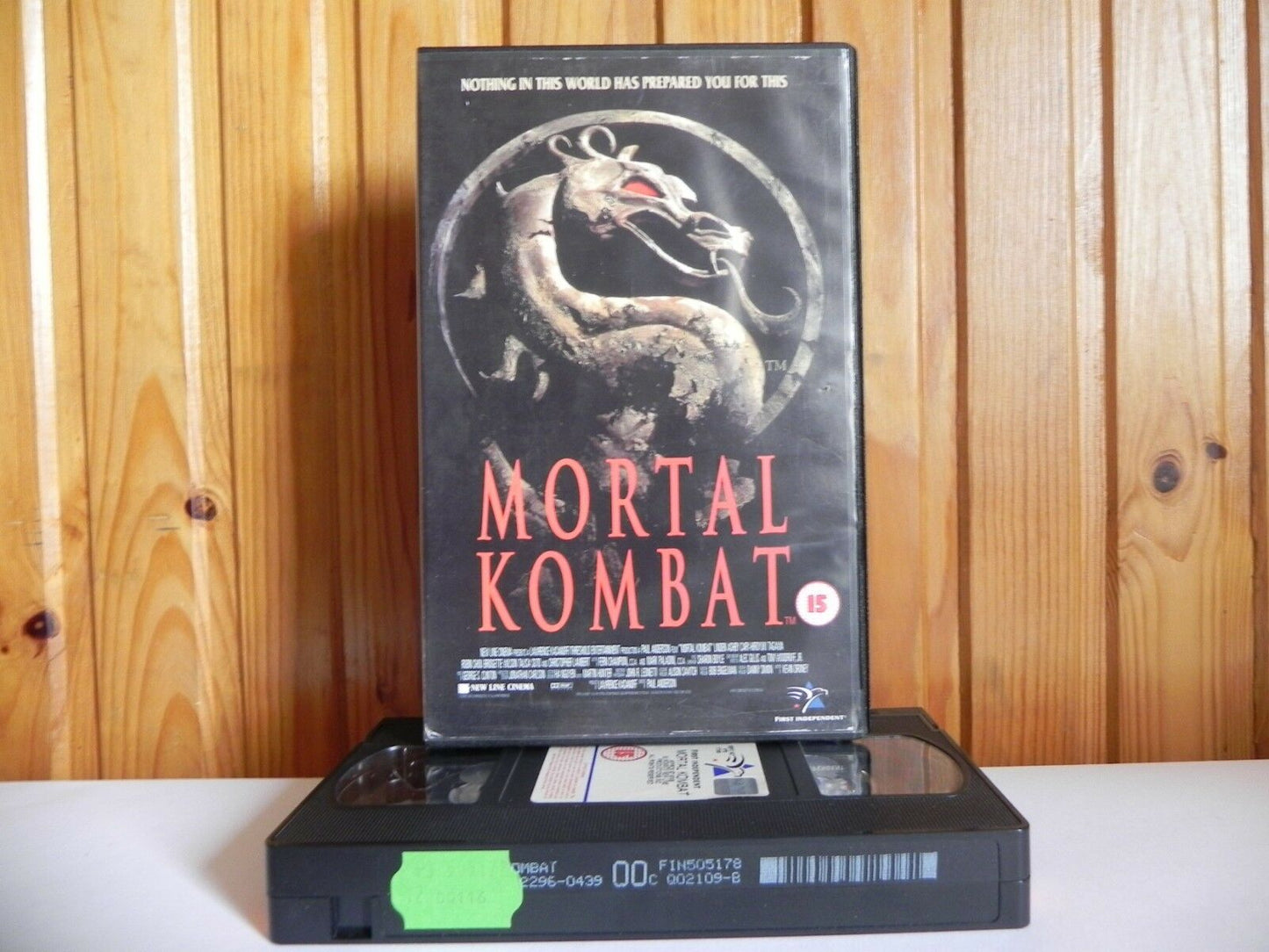 Mortal Kombat: VHS Format Film - Large Box - 1992 Midway Coin-op - Beat-em-up-