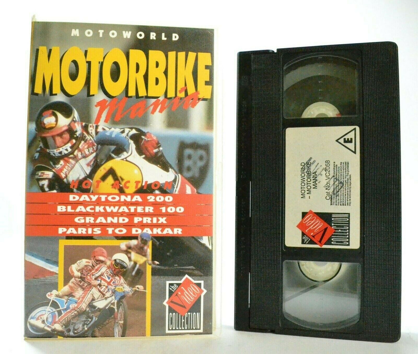 Motorbike Mania - Daytona 200 - Blackwater 100 - Paris To Dakar - Pal VHS-