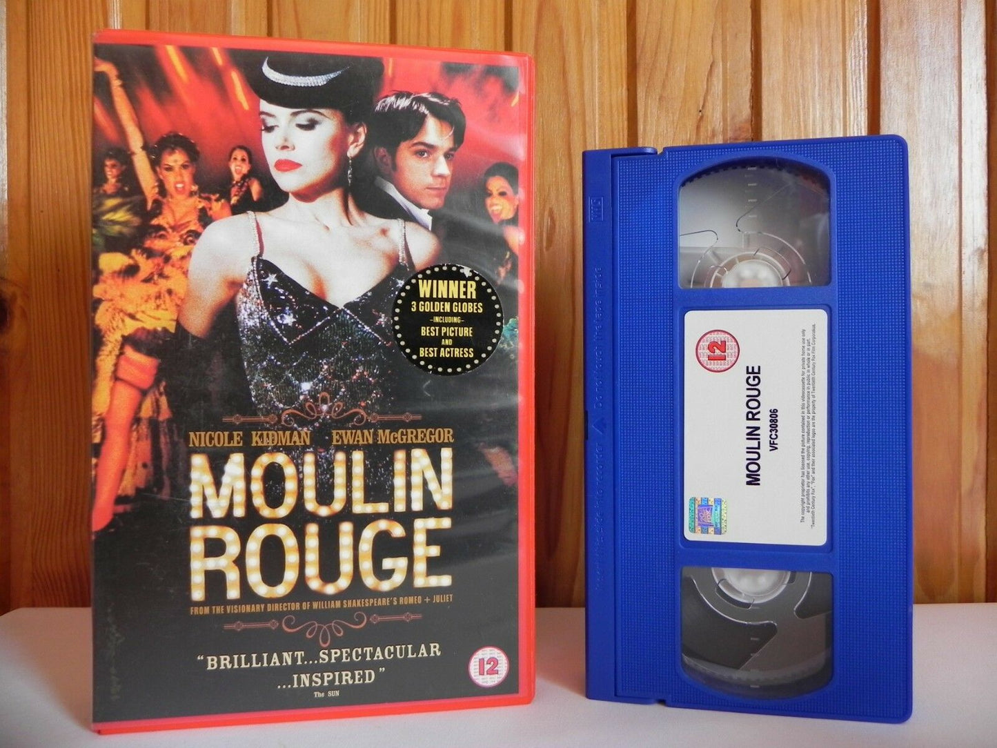 Moulin Rouge - 20th Century Fox - Musical - Ex-Rental - Large Box - Pal VHS-