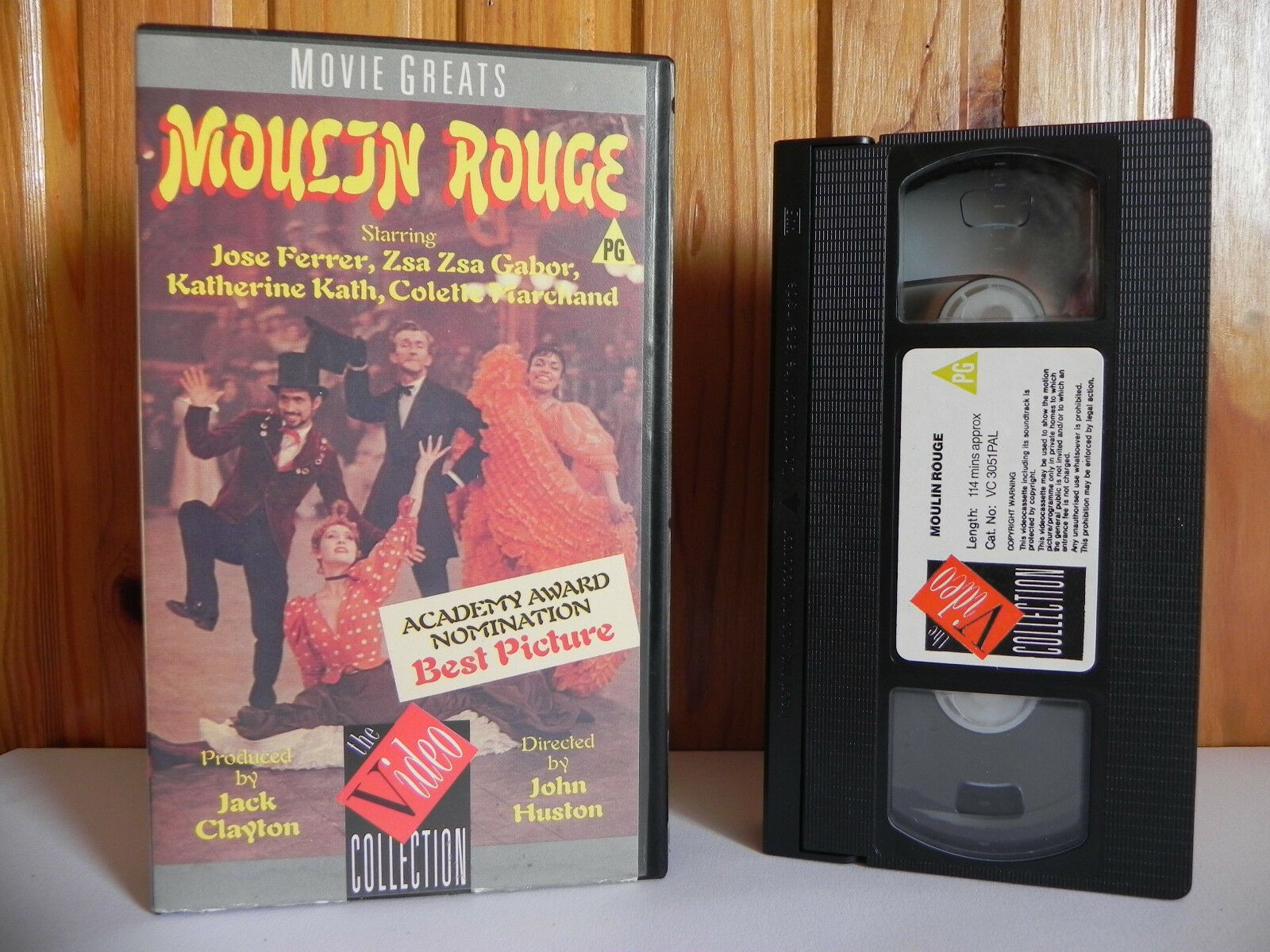 Moulin Rouge - The Video Collection - Musical - Zsa Zsa Gabor - Pal VHS-