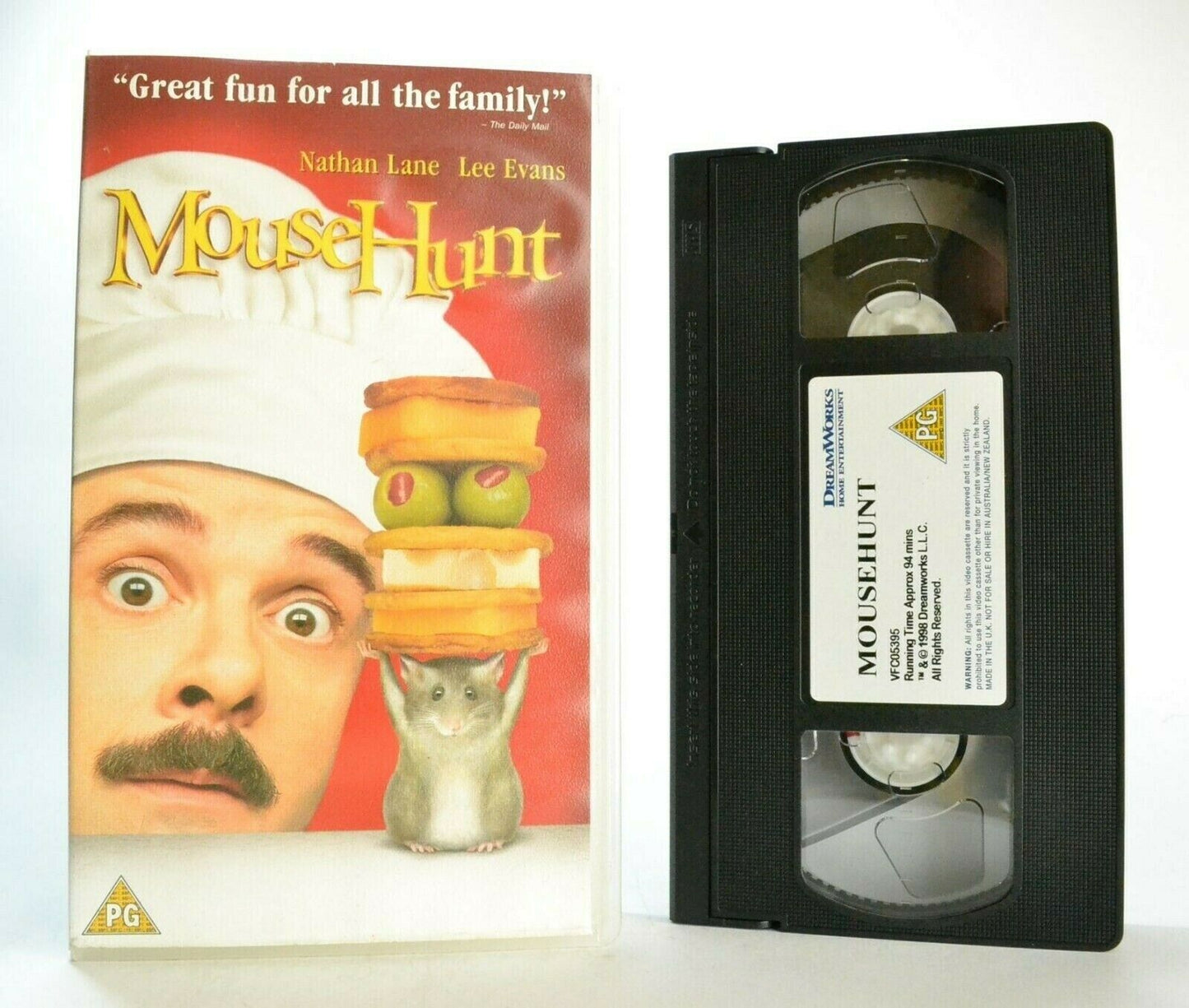 Mouse Hunt: Slapstick Comedy (1997) - Family Film - Nathan Lane - Kids - Pal VHS-