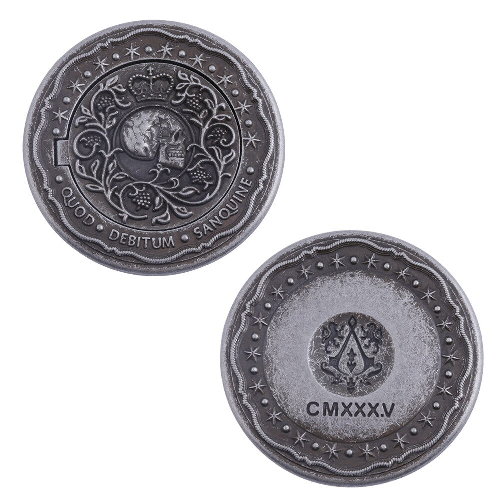 Movie John Wick - Blood Contract - Oath Marker Coin - Film Prop Replica - Cosplay Prop-k823-