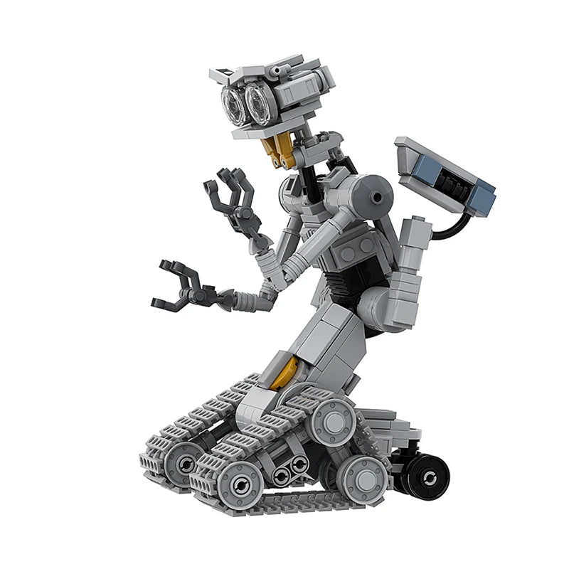 Movie Short Circuit - Johnny 5 - Building Blocks - Emotional Robot Set for Asteroid Robots - Model Brick Toy Gift-313 pcs-Worldwide-