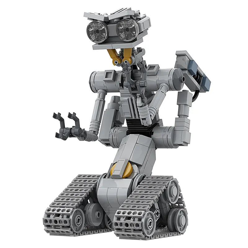 Movie Short Circuit - Johnny 5 - Building Blocks - Emotional Robot Set for Asteroid Robots - Model Brick Toy Gift-313 pcs-Worldwide-