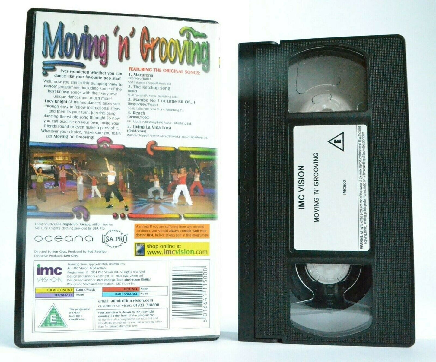 Moving 'N' Grooving: Dance Like A Pop Star - Lucy Knight - Dance Lessons - VHS-