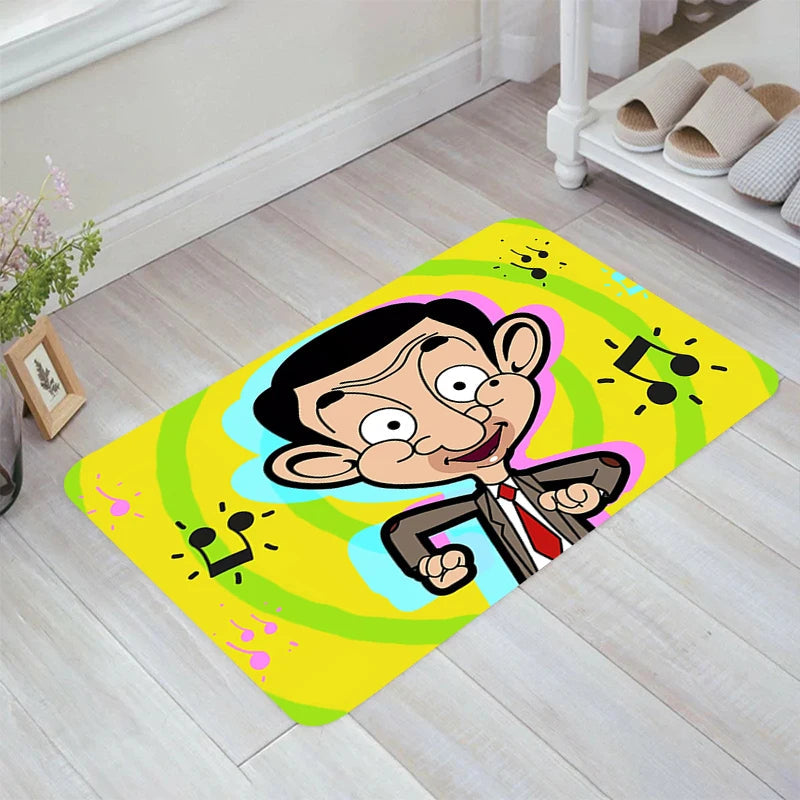 Mr. Bean Cartoon - Floor Mat - Kitchen Balcony Bathroom - Non-Slip Party Accessories-LL-765-40x60cm-