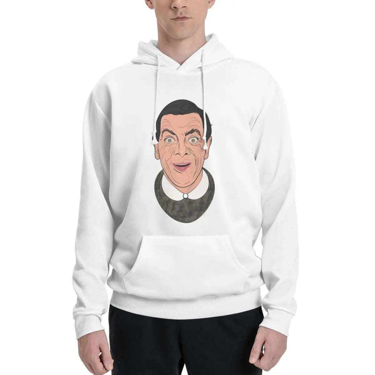 Mr. Bean Hoodies – Casual Harajuku Long Sleeve Sweatshirts for Men and Women, Perfect for Autumn and Winter-9-L-