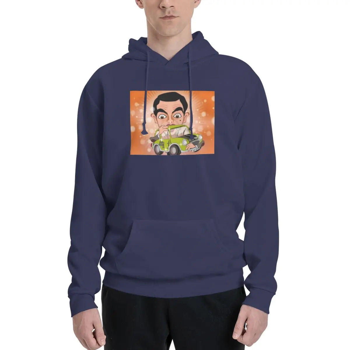 Mr. Bean Hoodies – Casual Harajuku Long Sleeve Sweatshirts for Men and Women, Perfect for Autumn and Winter-11-S-