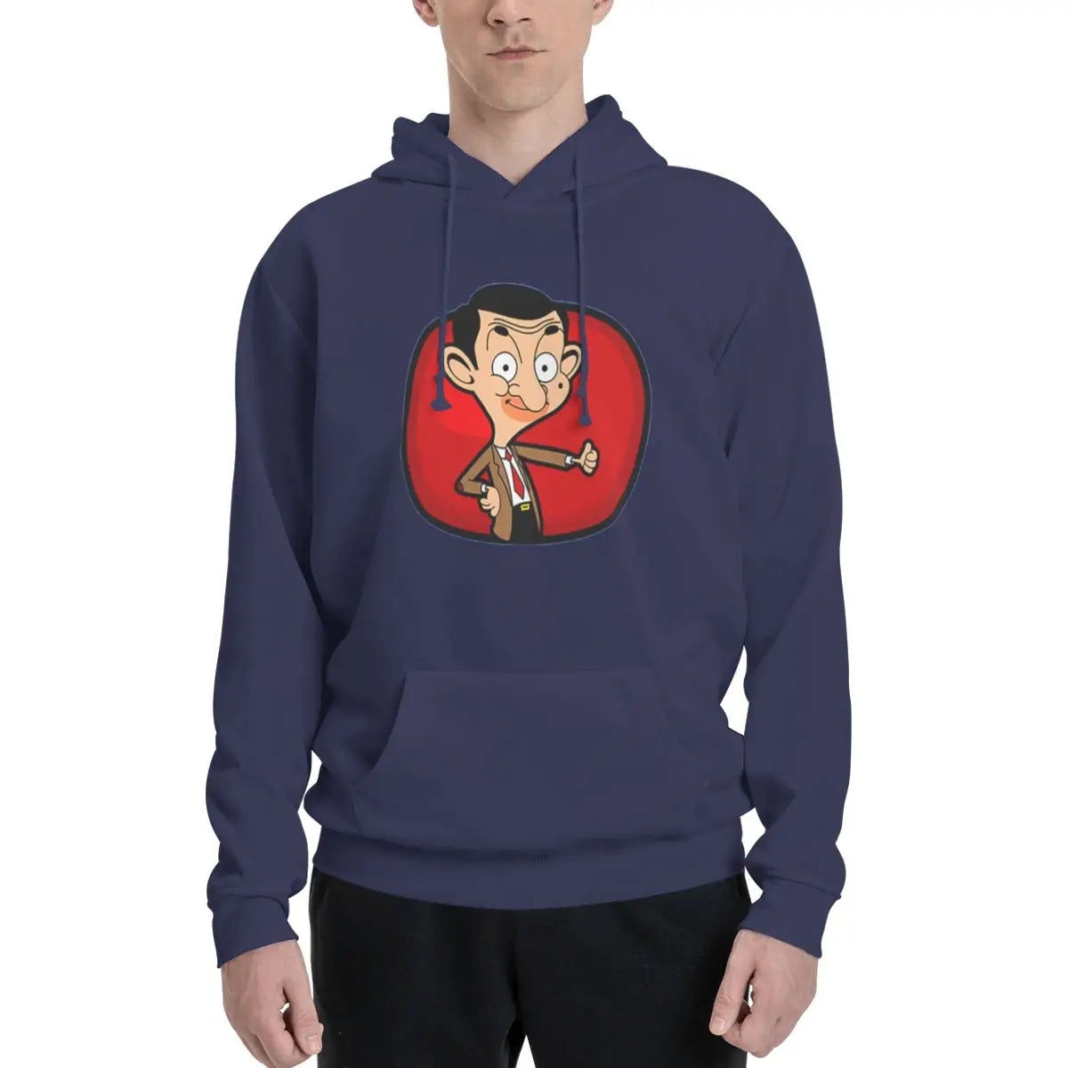 Mr. Bean Hoodies – Casual Harajuku Long Sleeve Sweatshirts for Men and Women, Perfect for Autumn and Winter-15-M-