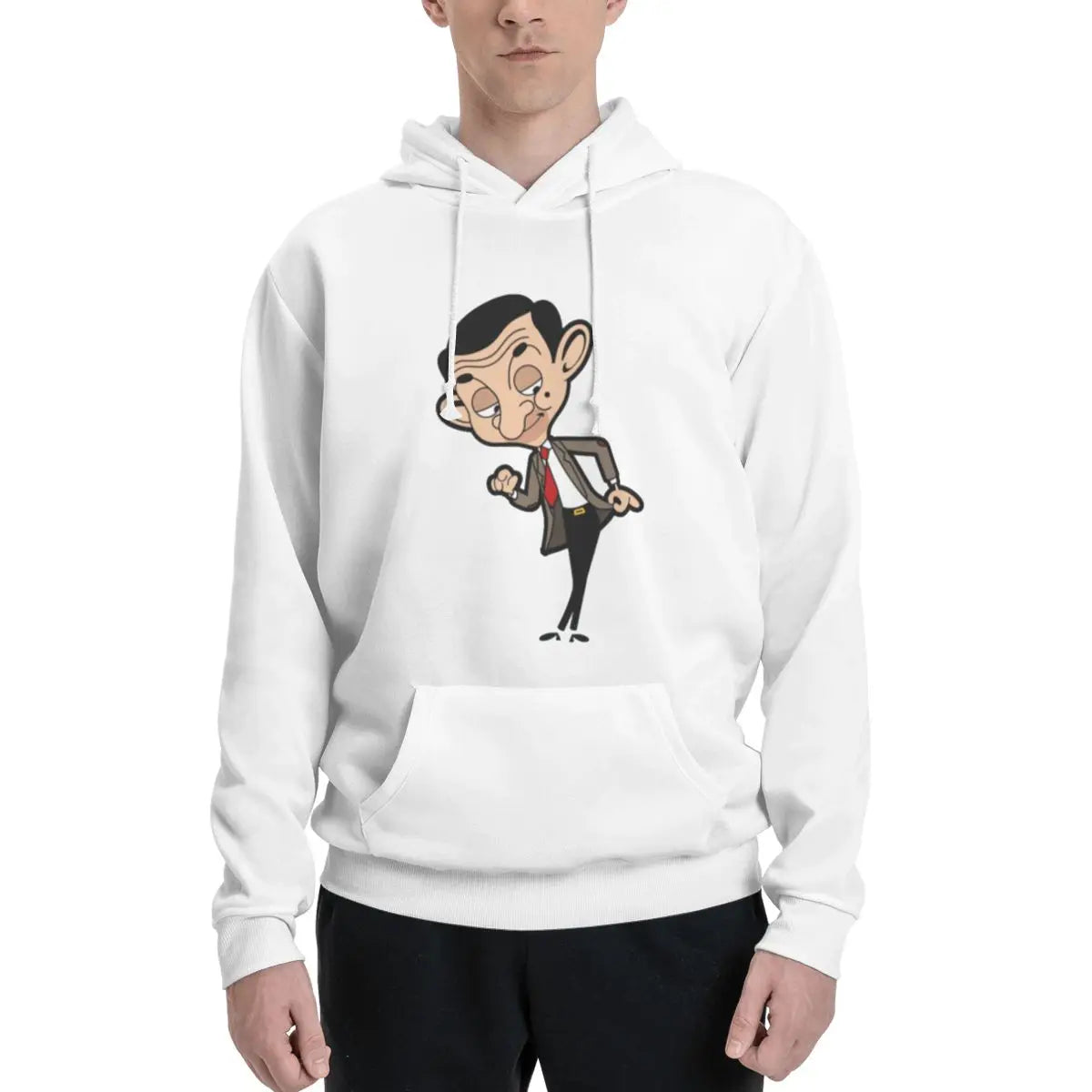 Mr. Bean Hoodies – Casual Harajuku Long Sleeve Sweatshirts for Men and Women, Perfect for Autumn and Winter-3-S-