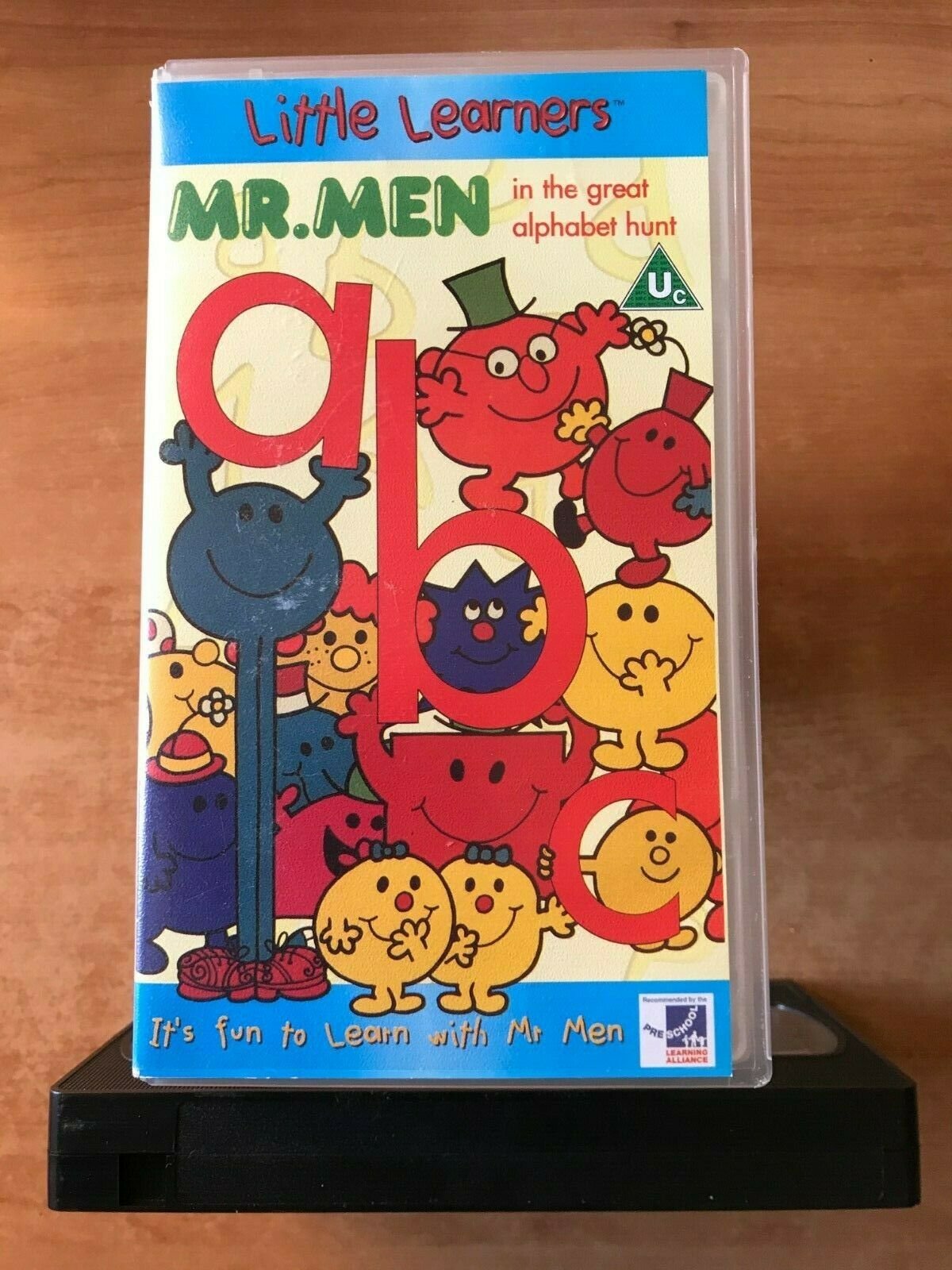 Mr. Men In Great Alphabet Hunt [Little Learners] Educational - Children's - VHS-